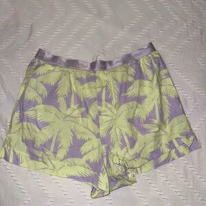 Tropical Print Women Shorts
